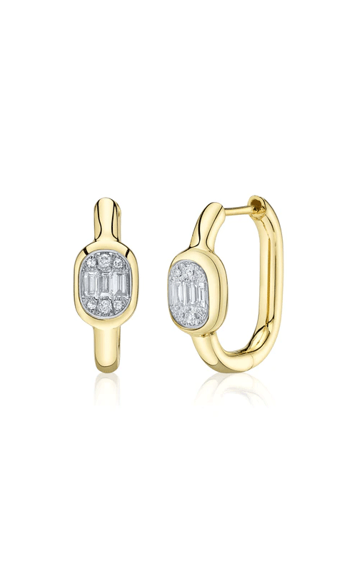 Shy Creation Hoop Diamond Earring