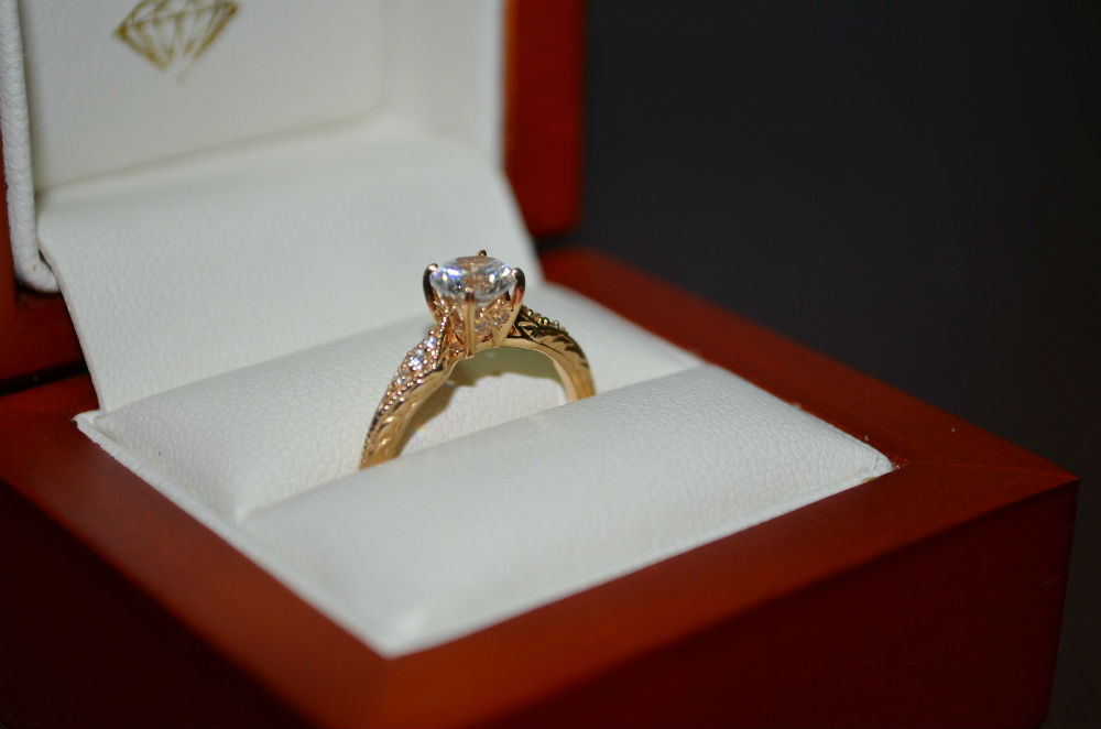 Engagement rings at Albert's Diamond Jewelers