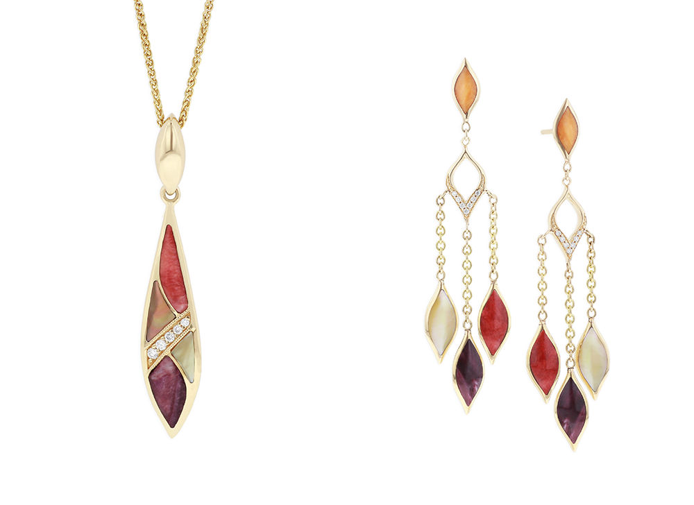 Riviera Pendant and Chandelier Earrings