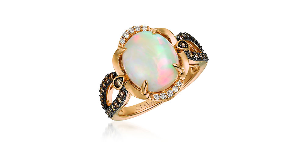 Le Vian Fashion Ring with Neopolitan Opal