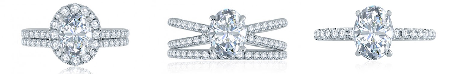 Oval Diamonds Engagement Rings Schererville