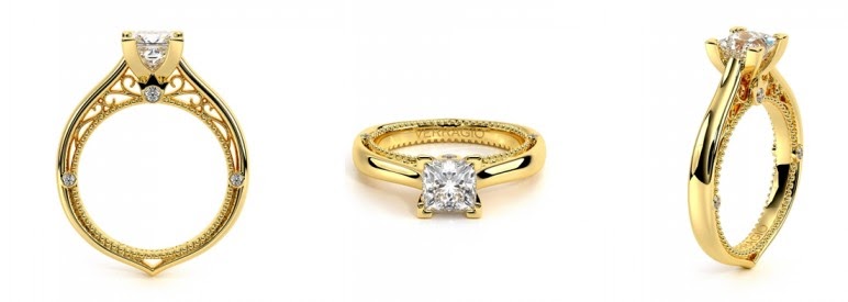 Yellow Gold Solitaire Rings