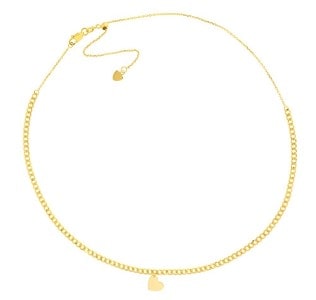 Gold chain choker by our in-house team