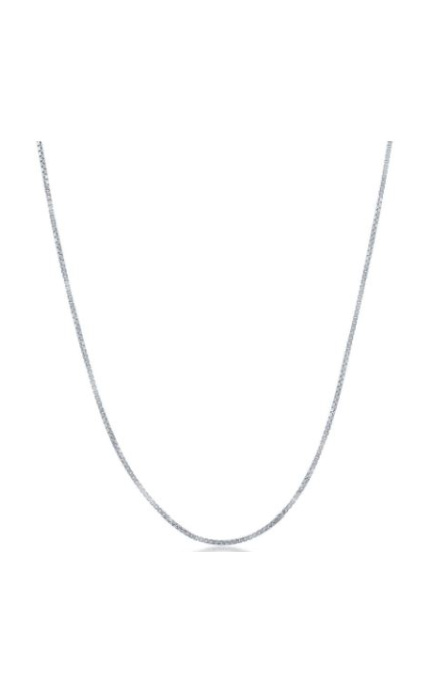 Silver box deals chain 18 inch