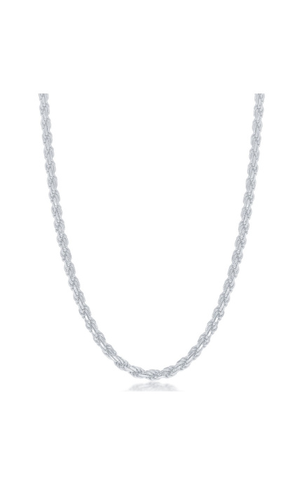 22 sterling silver store rope chain