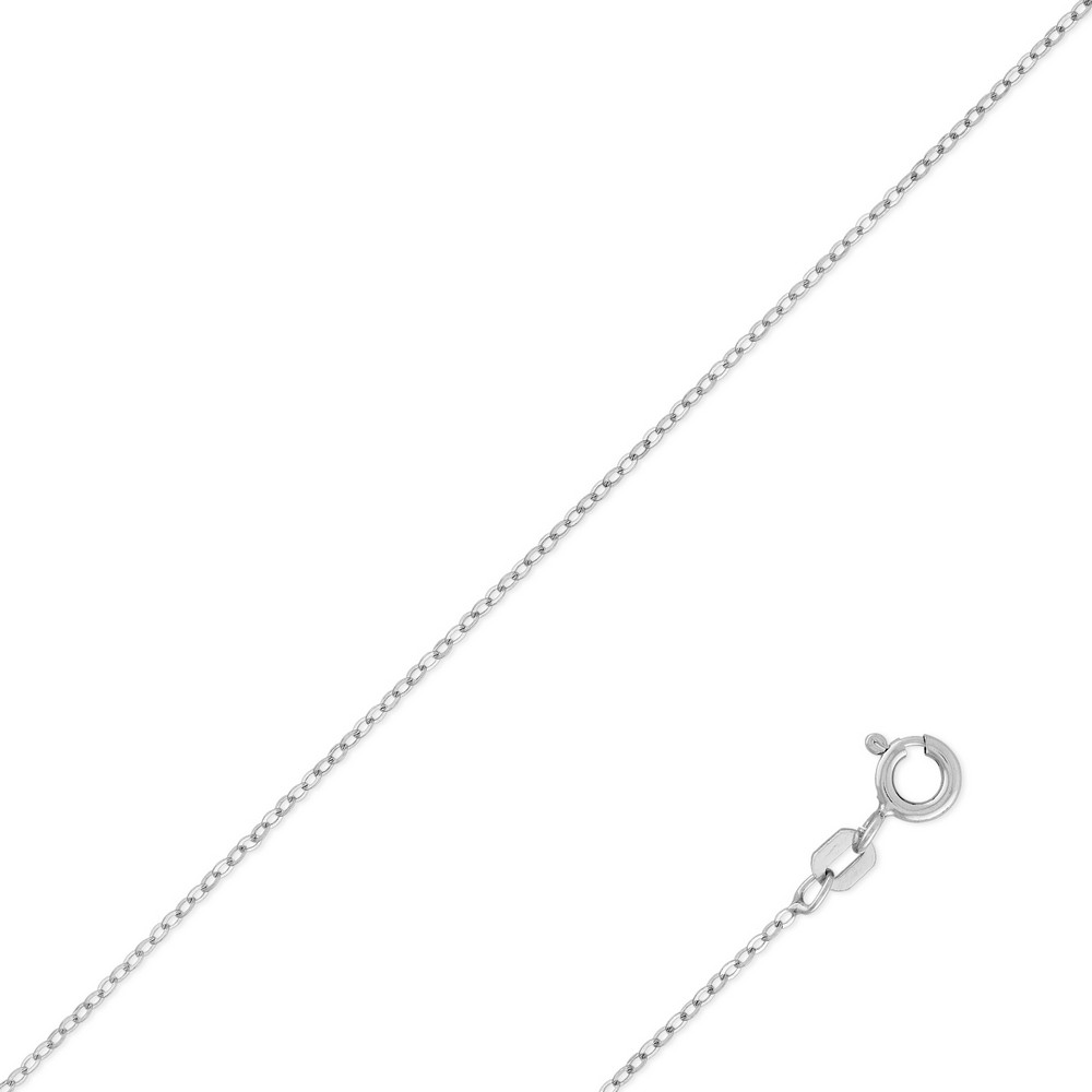 Albert`s Sterling Silver 22 In .85mm Round Box Chain