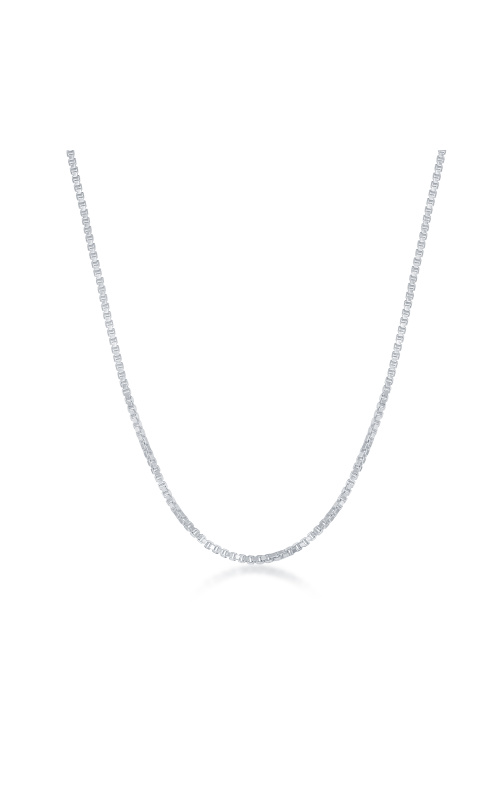 16 Sterling Silver 1.1mm Diamond-Cut Cable Chain Necklace