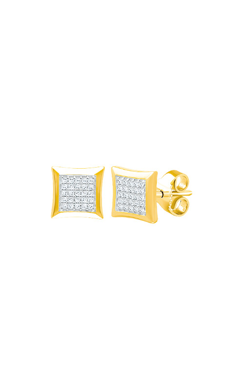 Mens 10k clearance diamond earrings