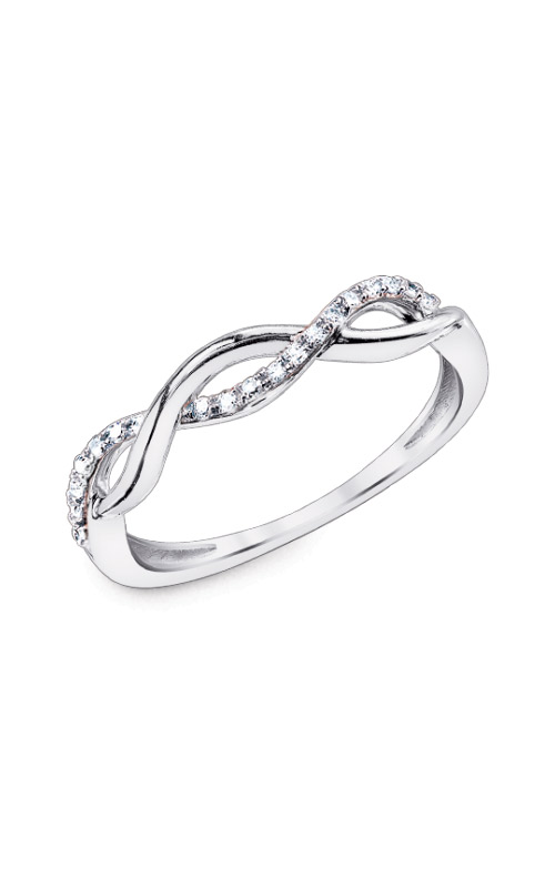 Venneti Infinity Wedding Ring in 14K White Gold (.33ctw) | Platinum Jewelers