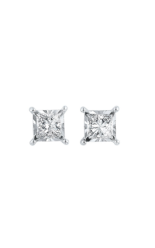 Albert`s 14k White Gold 1ctw Diamond Screw Back Stud Earrings SE8100G4-4W