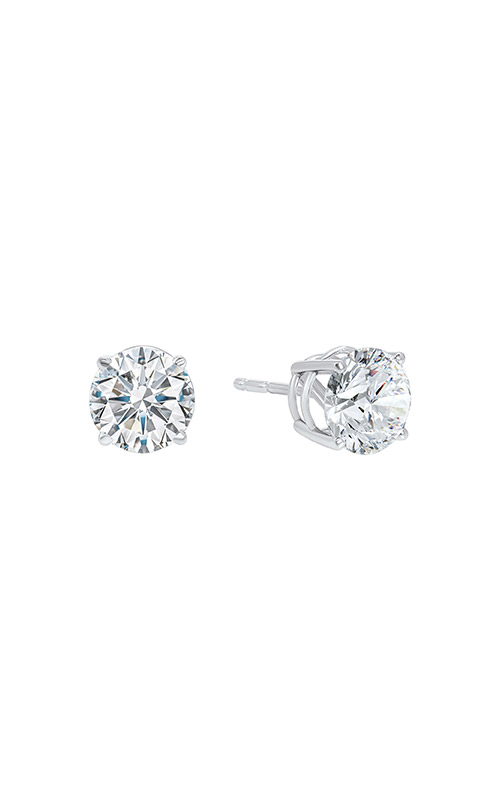 Albert`s 14k White Gold 1ctw Diamond Screw Back Stud Earrings SE8100G4-4W