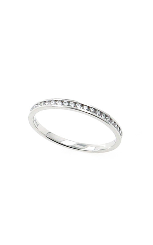 Albert`s Collection 14k White Gold .20ctw Diamond Ring Guard OW12A21