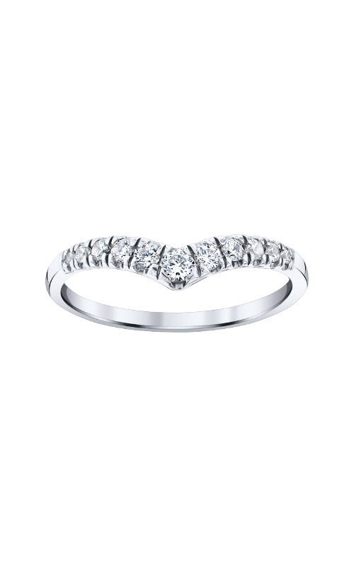 Albert`s 14k White Gold .25ctw Diamond Ring Guard WC7279D