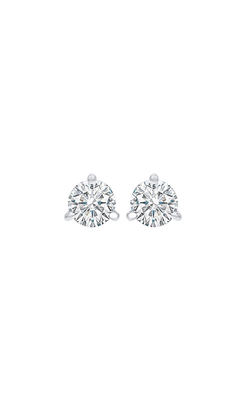 Albert`s 14k White Gold 1ctw Diamond Screw Back Stud Earrings SE8100G4-4W