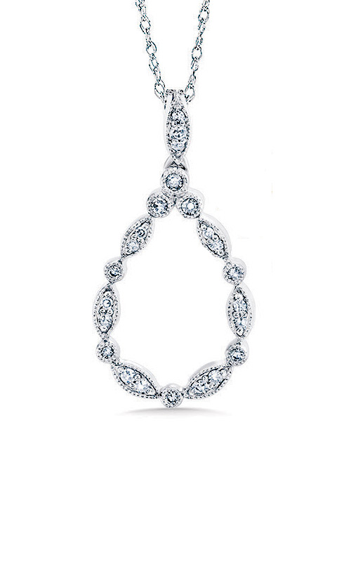 Diamond Pendant for Pear-Shaped Gemstone (22 in) | Shane Co.