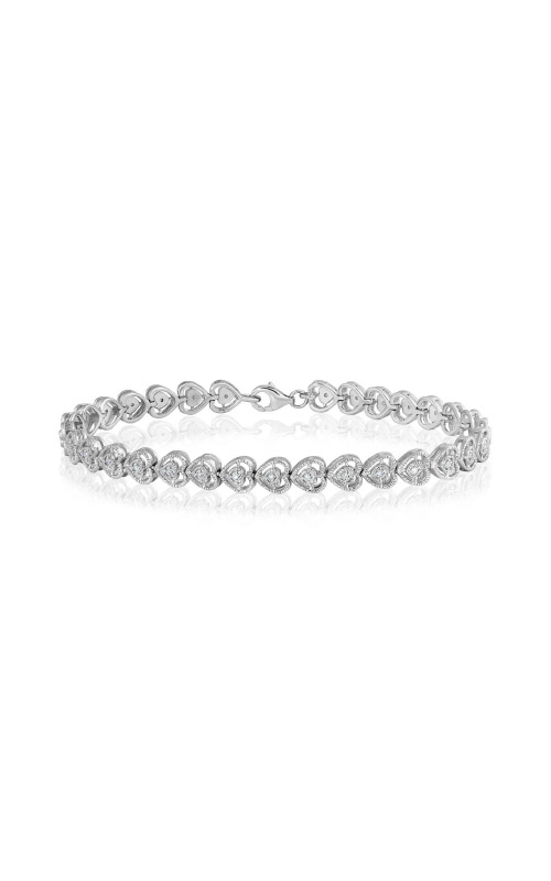 Heart shaped hot sale diamond bracelet