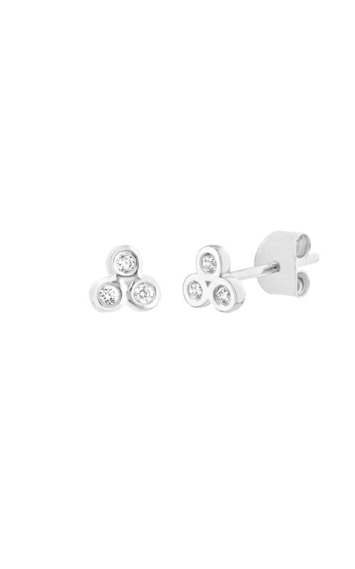 Albert`s 14k White Gold 1ctw Diamond Screw Back Stud Earrings SE8100G4-4W