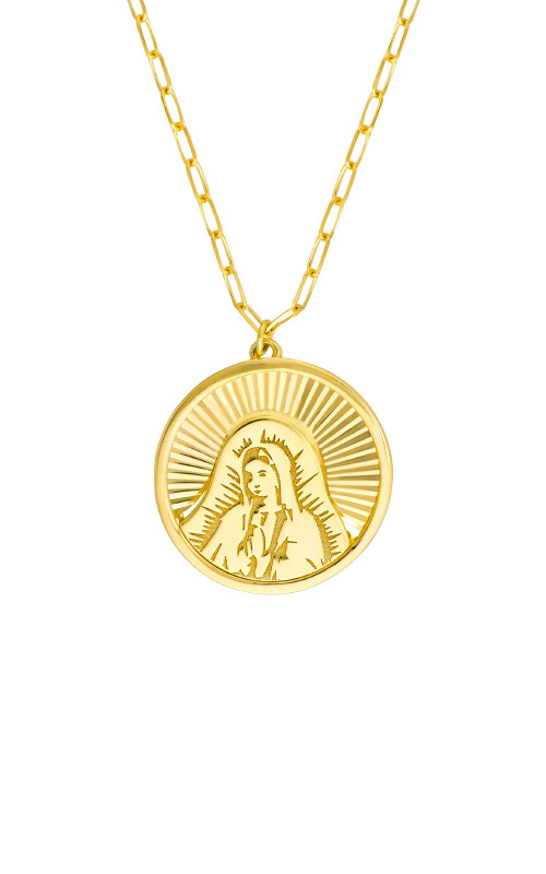 Circle virgin store mary pendant