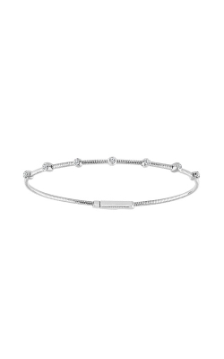 Albert's White Gold 1/6ctw Flexible Diamond Bangle FSBG5149S8WS-W