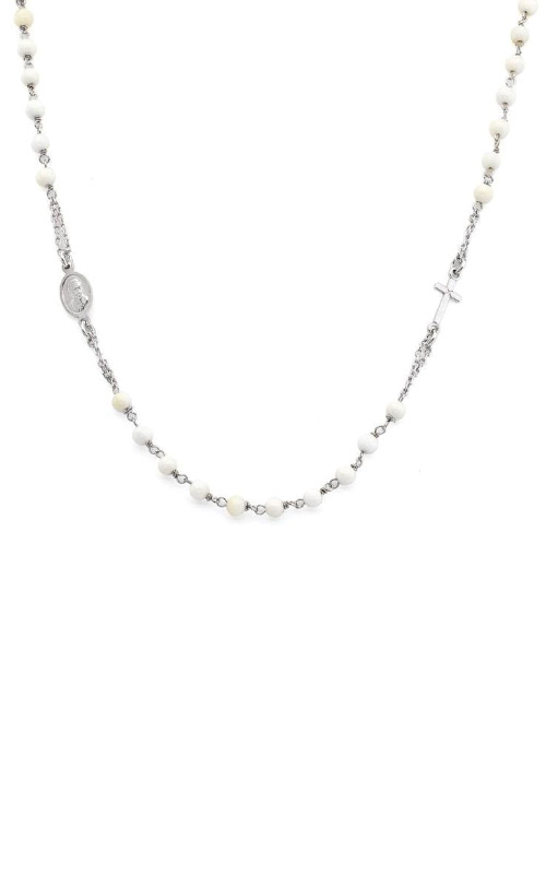 Freshwater Pearls Rosary Necklace - Sterling Silver | Vatican Gift