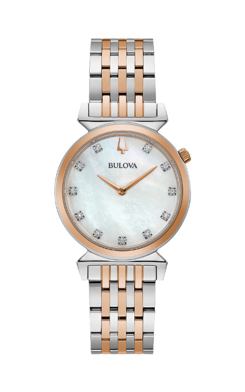 Bulova Two-Tone Gold Diamond Watch-