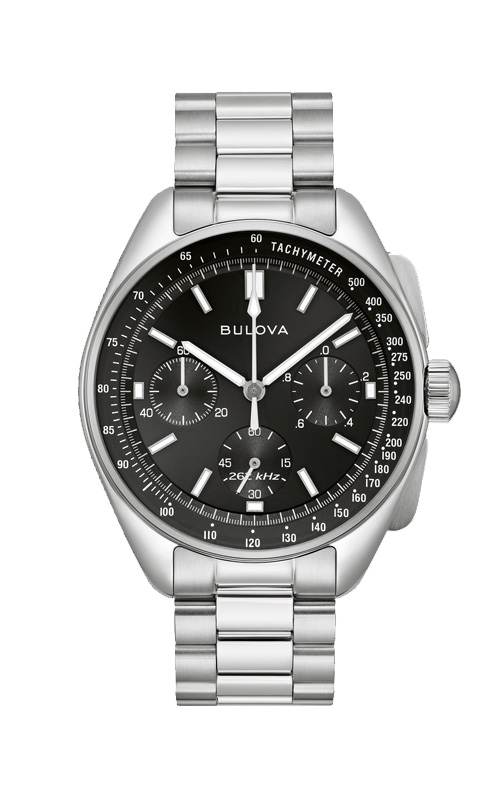 Bulova Lunar Pilot Black Dial Chronograph 96K111