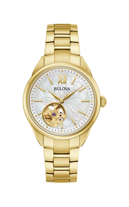 bulova gold tone watch