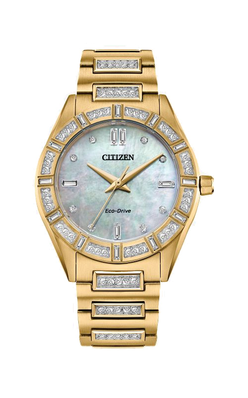 Citizen Silhouette Crystal Women's Two Tone Watch - Em0844-58d — Time After  Time