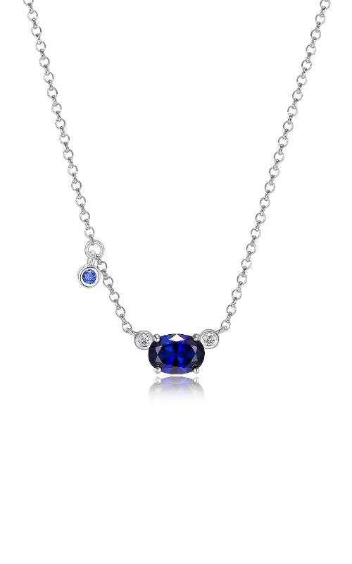 Oval Ocean Sapphire Necklace – Cape Cod Jewelers