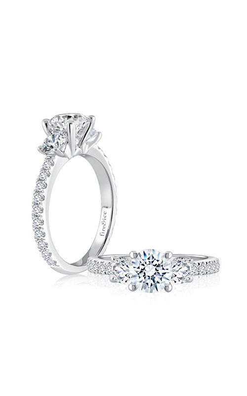 7.5 Ctw Solitaire Princess-Cut Engagement Ring In 18K Gold