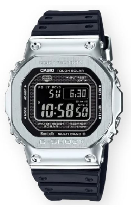 G-Shock Full Metal Silver 500 Watch GMWB5000-1