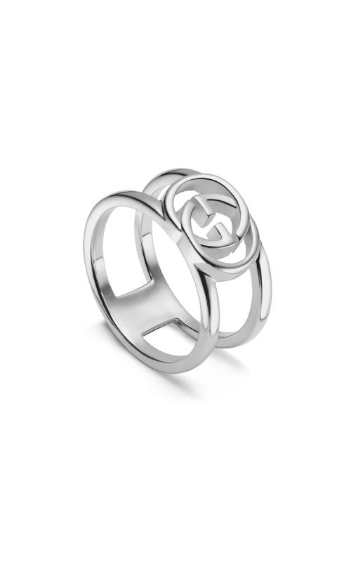 925 Sterling Silver Small Interlocking G Ring | GUCCI® US