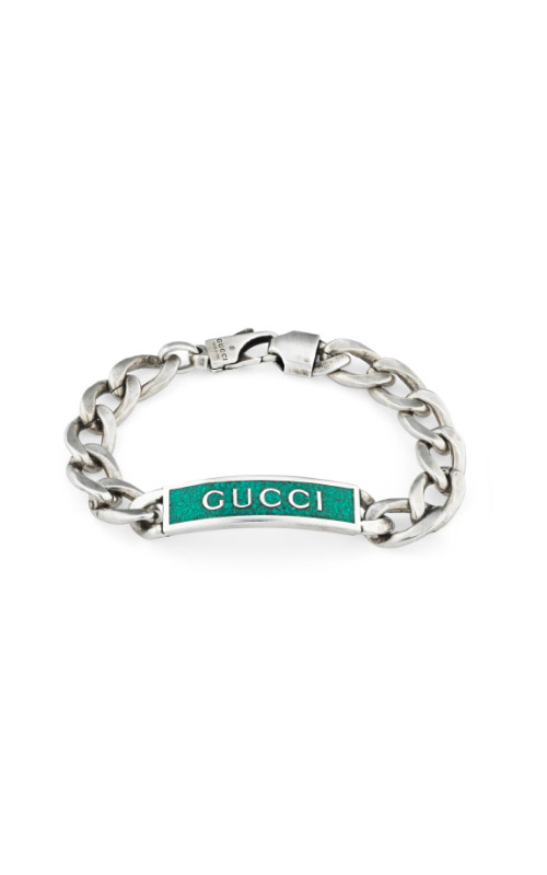 Gucci Men's Sterling Silver Interlocking G Link Bracelet