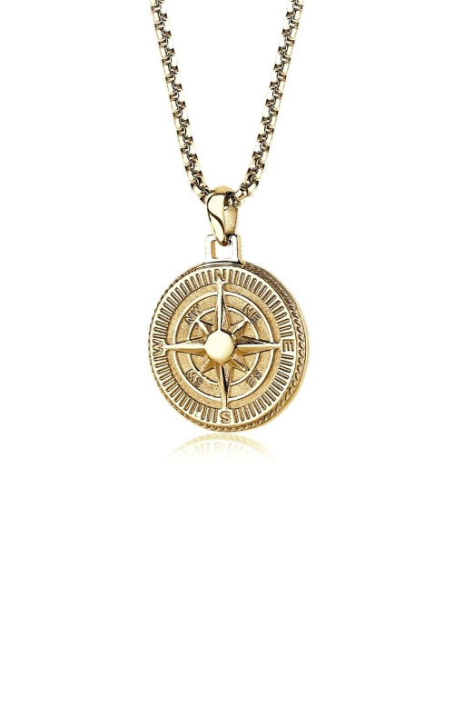 Gold Charms - Small Compass with 14K Gold Plate