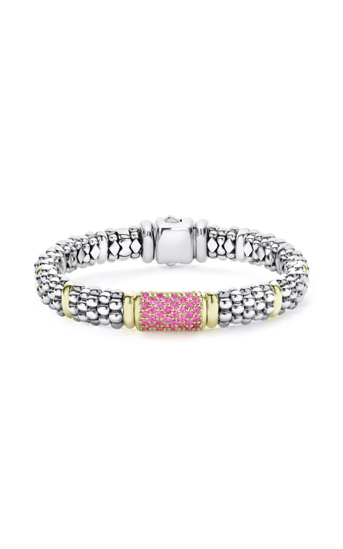 Lagos Signature Caviar Yellow Pink Sapphire Bracelet 05 80285 PS7