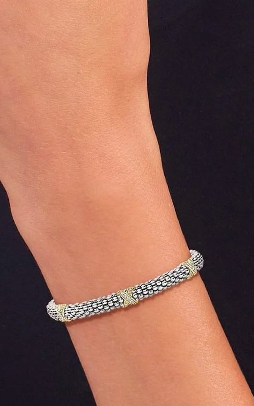 Lagos diamond hot sale x bracelet