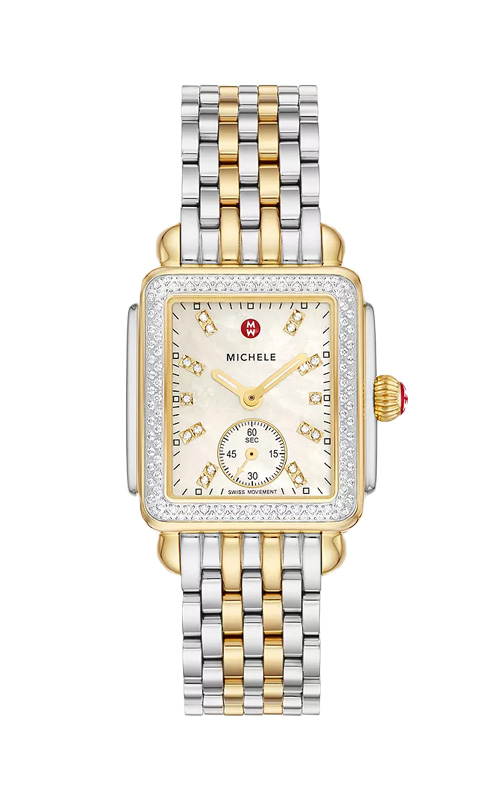 Michele gold diamond discount watch