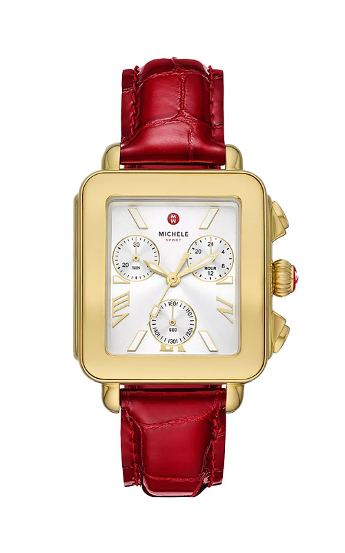 Gold best sale michele watch