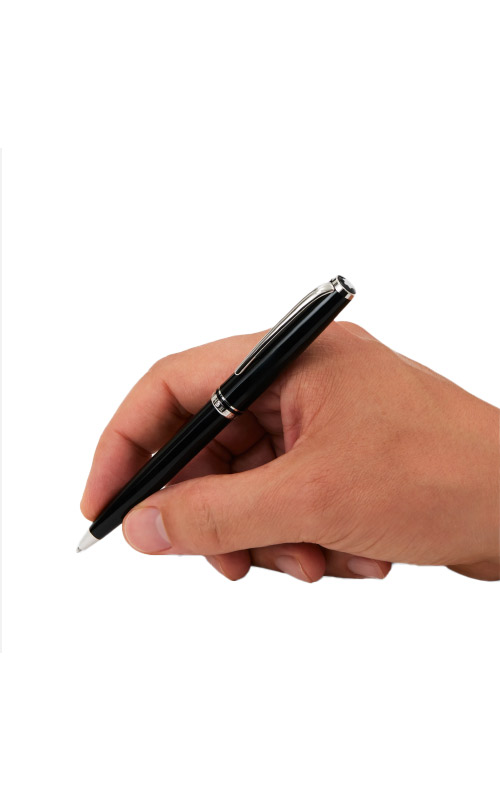 MONTBLANC-PIX Black Ballpoint Pen 114797