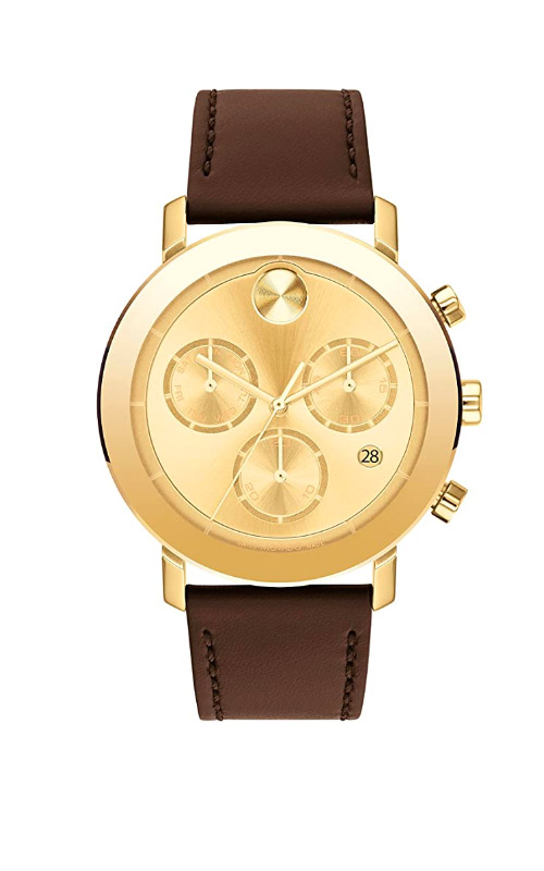 Movado gold bangle watch hot sale