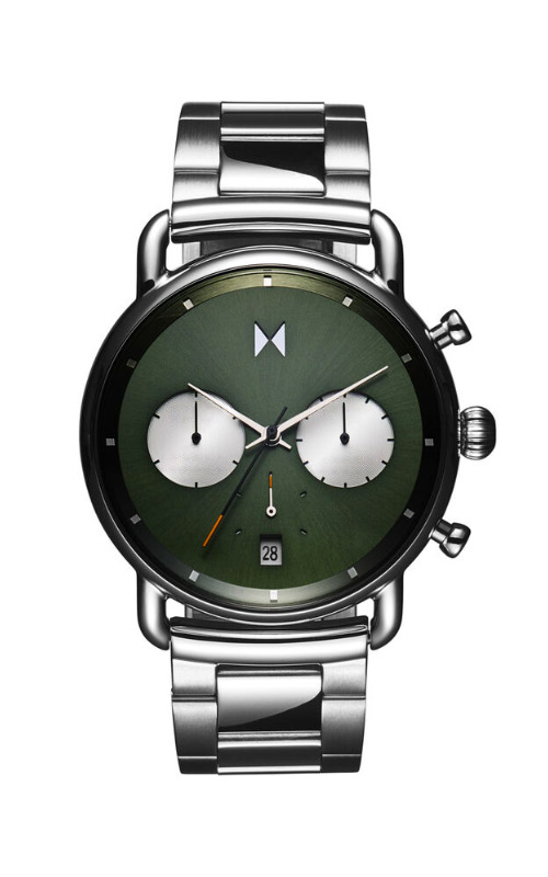 MVMT Men`s Stainless Steel Black Top II Hornet Green Watch 28000268