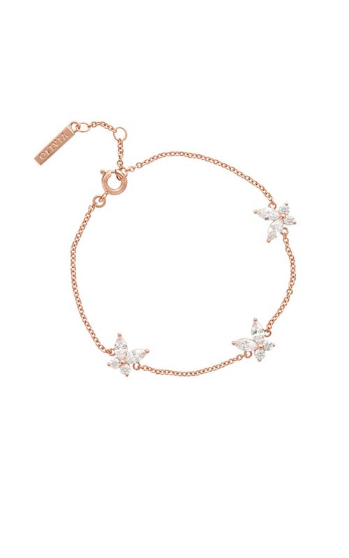 Olivia Burton Sparkle Butterfly Marquise Bracelet OBJMBB14