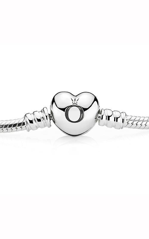 Pandora Bracelet Sterling Silver, Heart Clasp