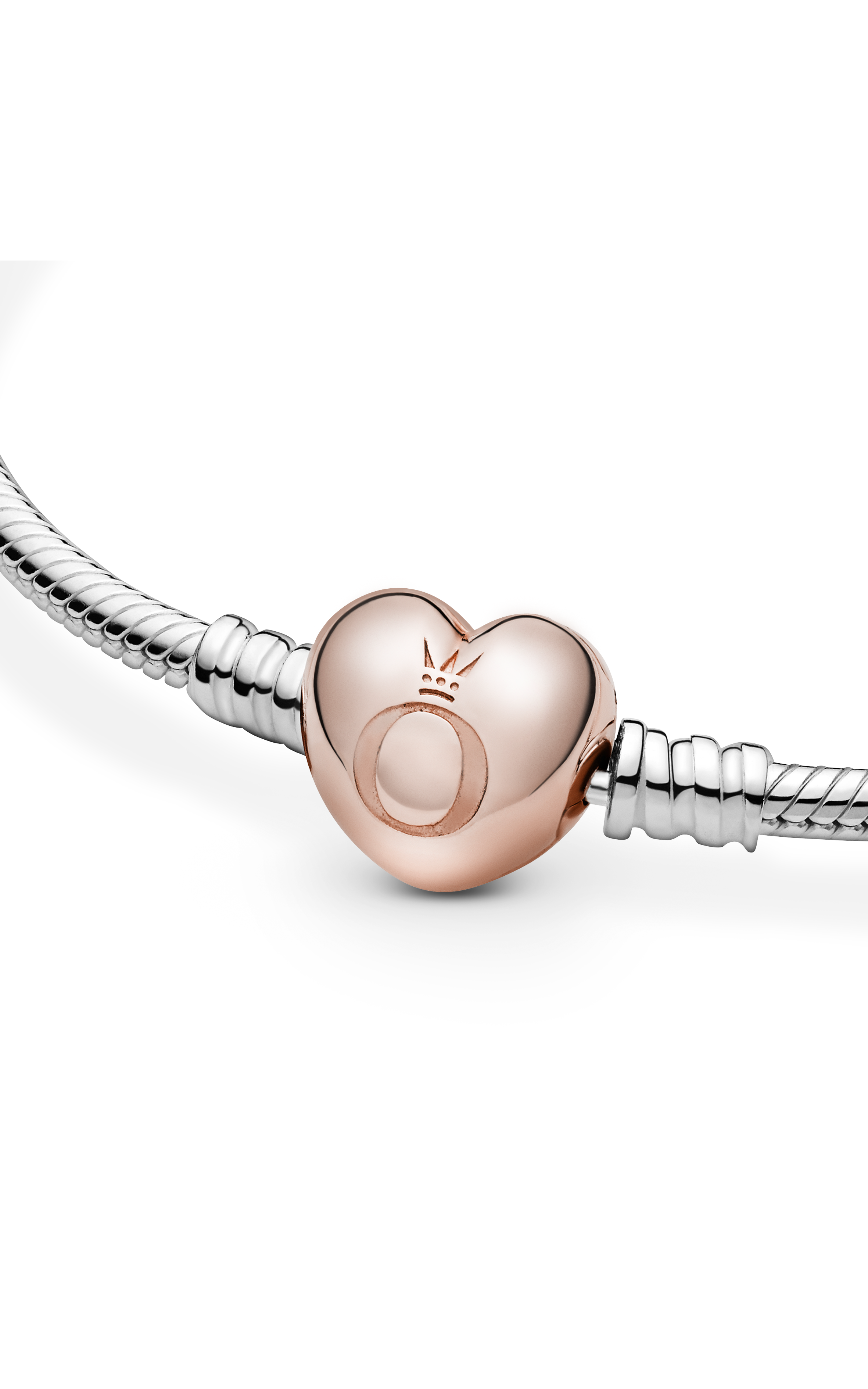 FINAL SALE - Disney Princess Pandora Moments Heart Snake Chain Bracelet