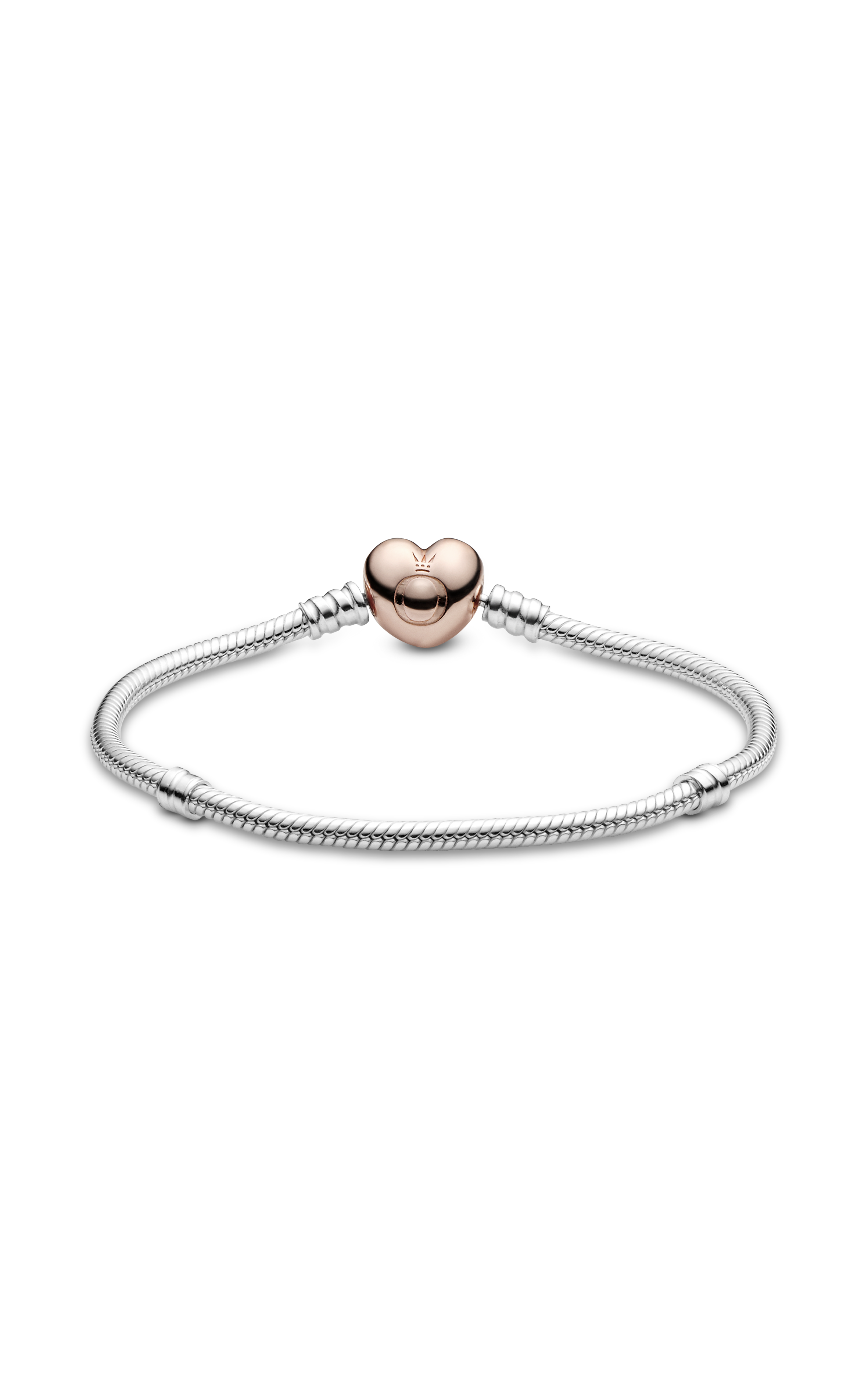 PANDORA Shine Bracelet, Heart T-Bar Clasp - 20 cm / 7.9 in