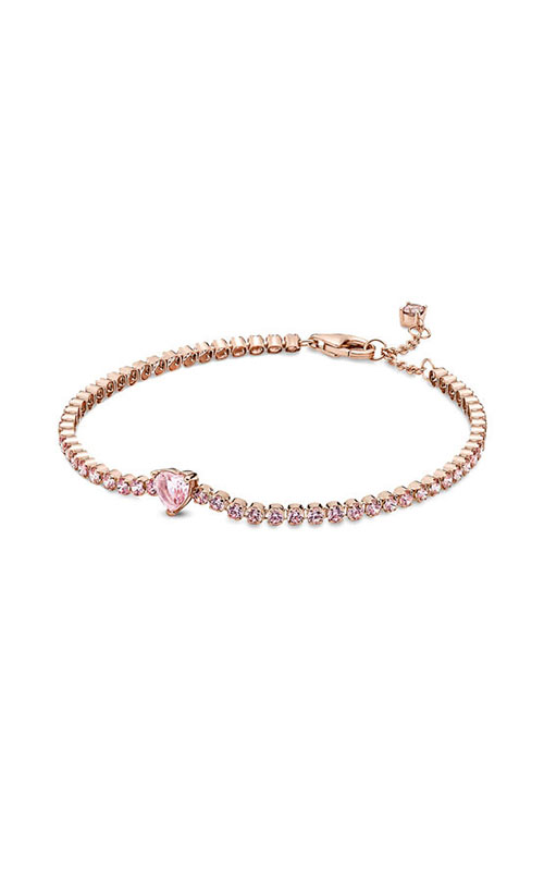 Sparkling Halo Tennis Bracelet 599416C01-18