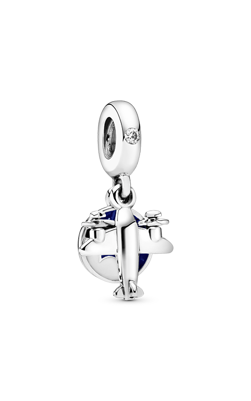 Pandora : Rose Heart Padlock Dangle Charm