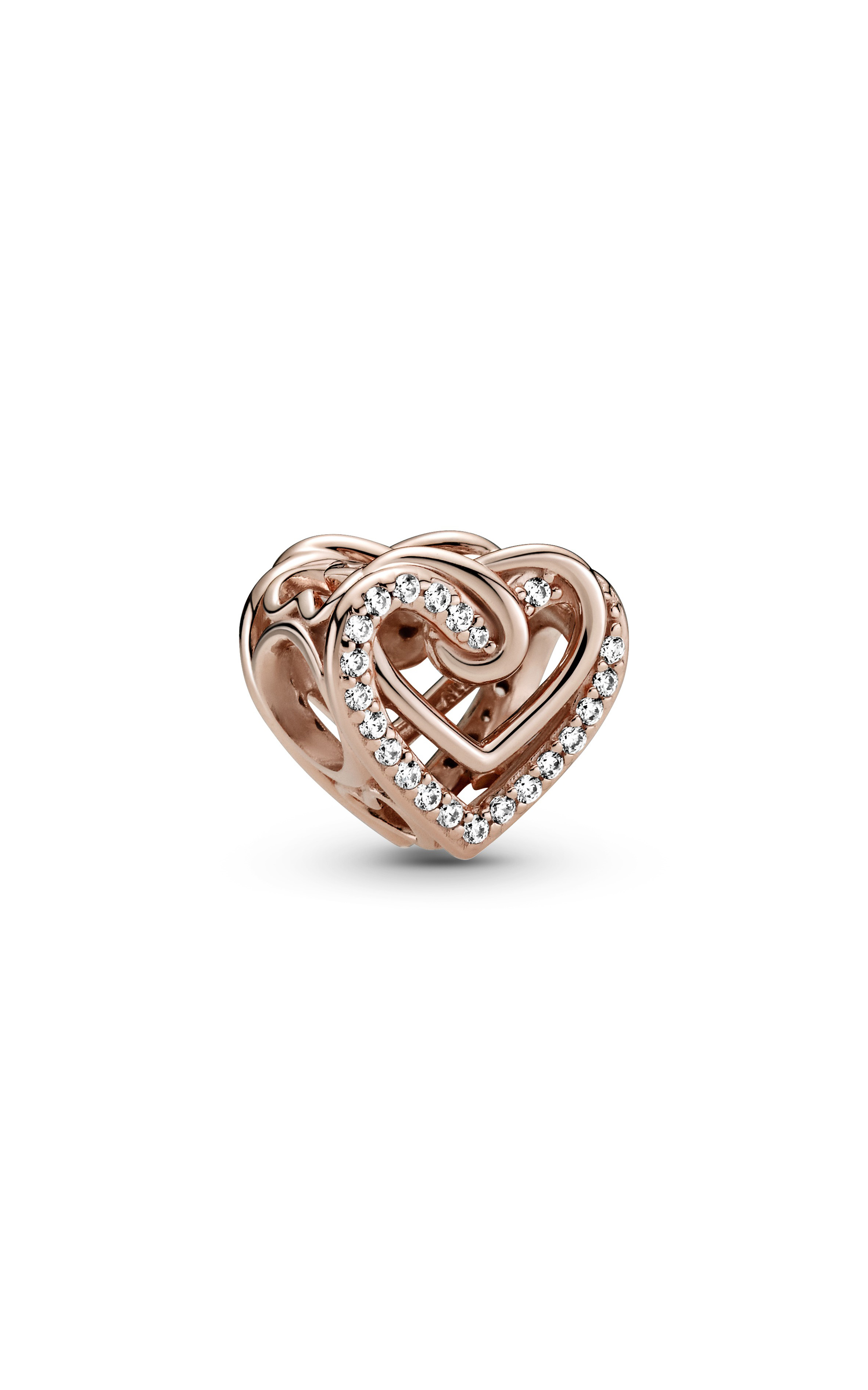 Sparkling Elegance, Rose Gold-Plated Ring, Rose gold plated