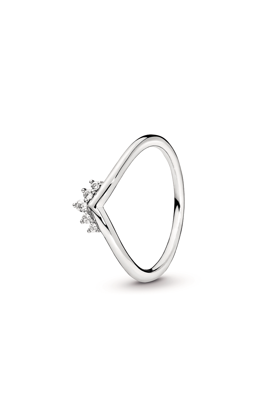 Pandora Tiara Wishbone Ring 198282CZ-50