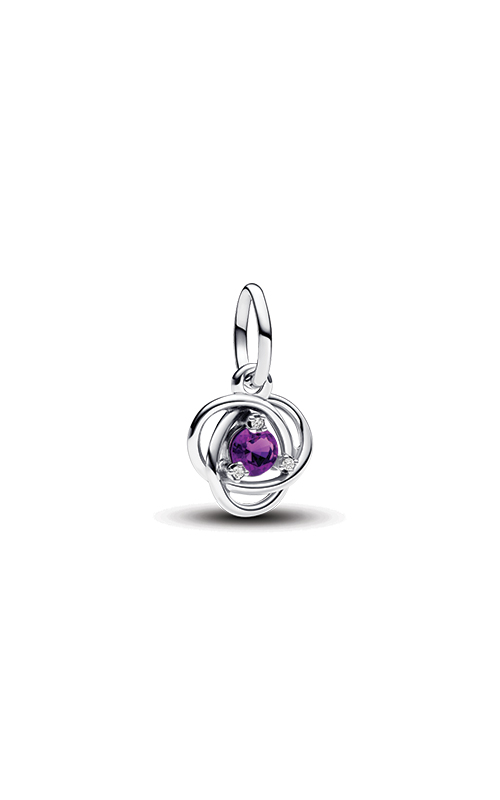 Pandora Purple Eternity Circle Dangle Charm 793125C02